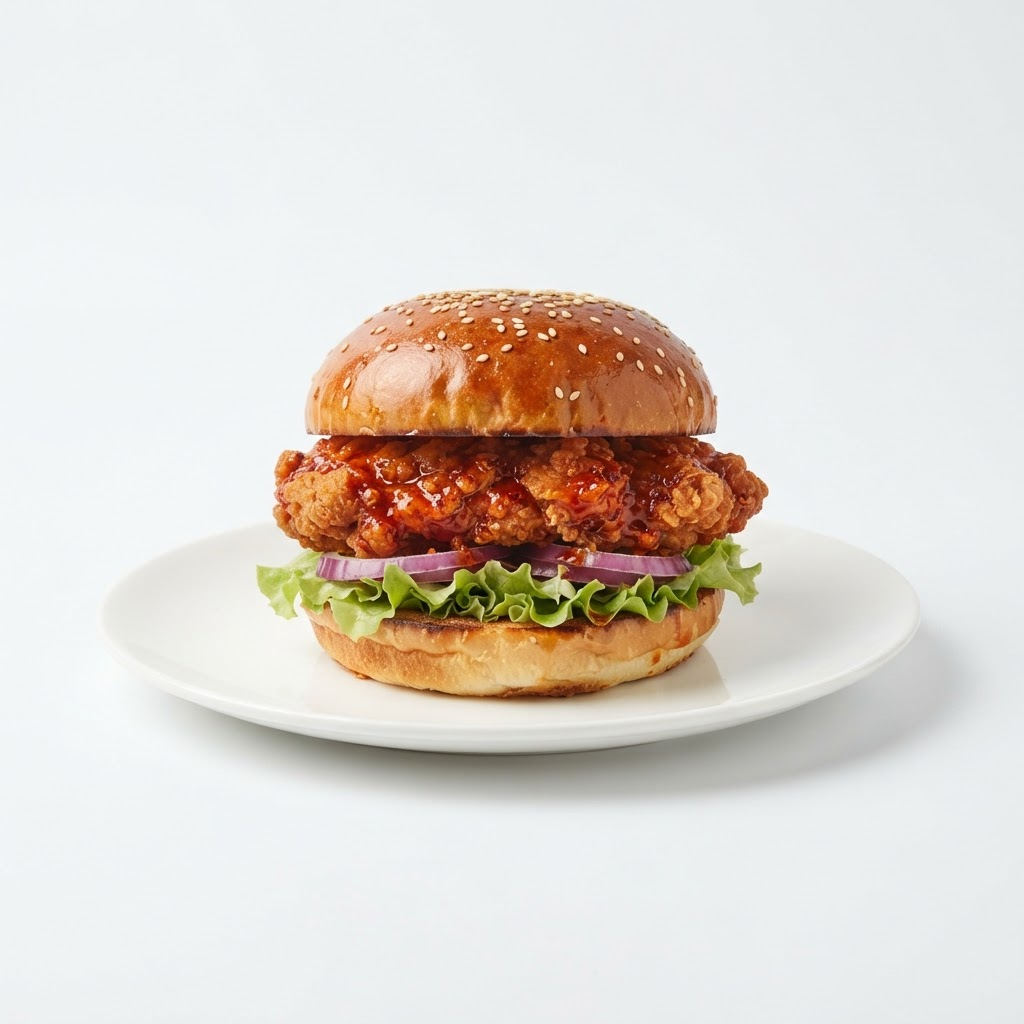 Baharatlı Tavuk Burger